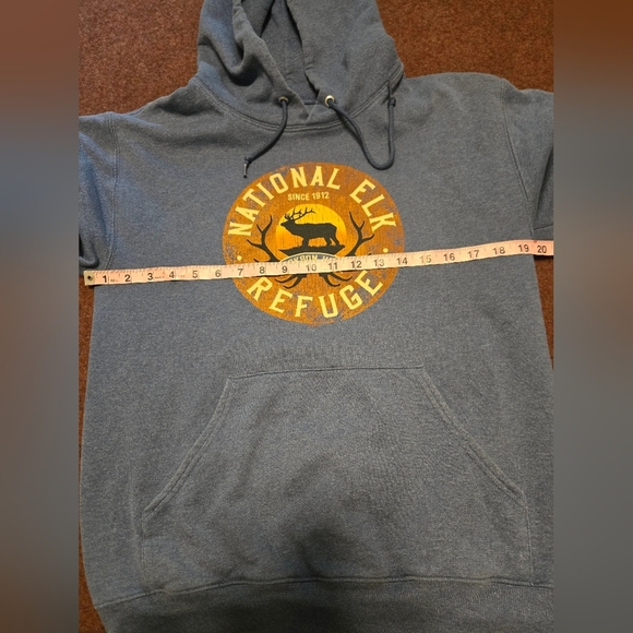 Jackson Hole WY Elk Refuge Sweater Hoodie Women's Medium Not Tags - Picture 4 of 5